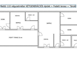 Eladó 130 m²-escsaládi ház Szigethalom, Hunyadi J. utca: 31'000'000 Ft
