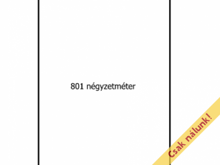Eladó 801 m²-estelek Szigetszentmiklós, Czuczor sziget: 22'000'000 Ft
