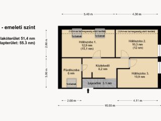 Eladó 220 m²-esikerház Szigetszentmiklós, Óvárosi központ közeli utca: 144'900'000 Ft