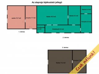 Eladó 85 m²-escsaládi ház Szob, Mátyás király utca: 26'500'000 Ft