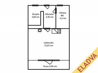 Eladó 54 m²-esüdülő Tahitótfalu, Jóság dűlő: 32'900'000 Ft