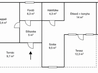 Eladó 78 m²-escsaládi ház Tóalmás, Szőlő utca: 36'900'000 Ft