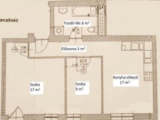 Kiadó 54 m²-estársasházi lakás Tököl, Duna utca: 220'000 Ft