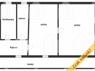 Eladó 65 m²-escsaládi ház Tököl, Mester  utca közeli utca: 45'000'000 Ft