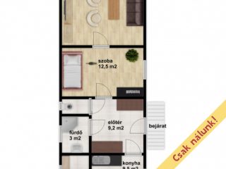 Eladó 60 m²-escsaládi ház Vác, Belváros: 65'000'000 Ft