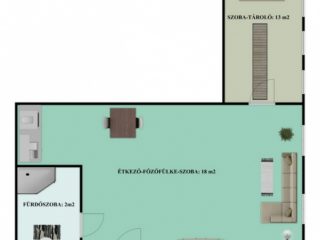 Kiadó 33 m²-estársasházi lakás Vác, Dr.Csányi László körút: 150'000 Ft