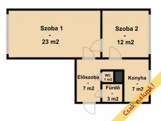 Eladó 53 m²-estársasházi lakás Vác, Kötő utca: 53'000'000 Ft