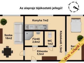 Eladó 49 m²-estársasházi lakás Vác, Kötő utca: 53'500'000 Ft