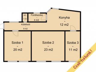 Eladó 80 m²-esházrész Vác, Szent Flórián utca: 44'900'000 Ft