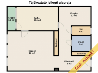 Eladó 52 m²-estársasházi lakás Vác, Vám utca: 55'900'000 Ft
