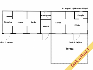 Eladó 45 m²-esüdülő Vácrátót, Gát utca: 24'900'000 Ft