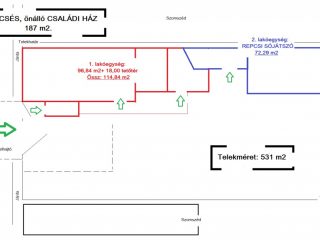 Eladó 187 m²-escsaládi ház Vecsés, Vecsés utca: 169'900'000 Ft