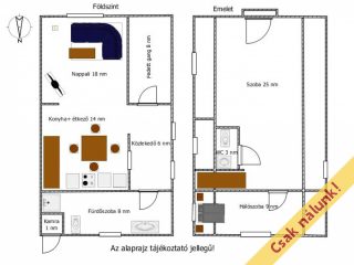 Eladó 80 m²-escsaládi ház Zebegény, Deák Ferenc utca: 59'900'000 Ft