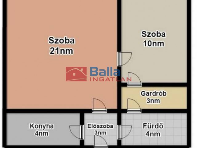 Eladó 46 m²-estársasházi lakás IV. Kerület (Újpest) , Pozsonyi utca: 57'900'000 Ft