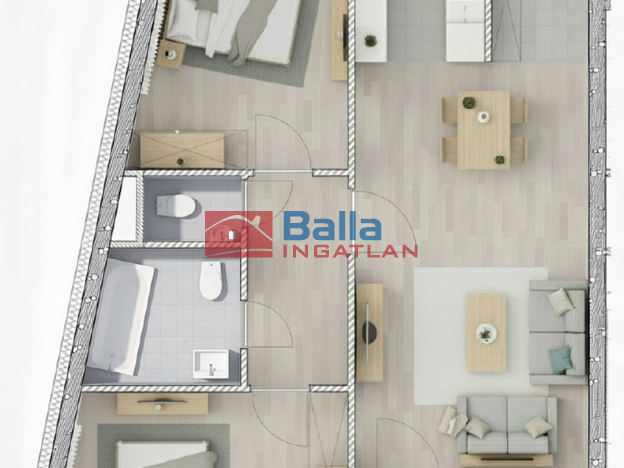 Eladó 67 m²-estársasházi lakás VIII. Kerület (Századosnegyed) , Százados út: 120'080'000 Ft