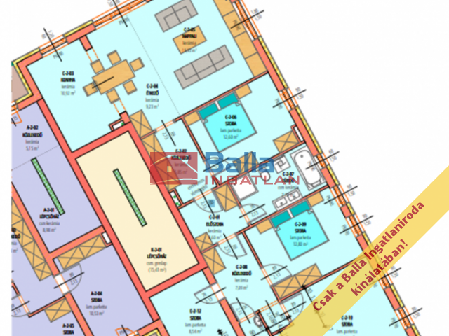Eladó 116 m²-estársasházi lakás XV. Kerület (Rákospalota) , WYSOCKI utca: 139'000'000 Ft
