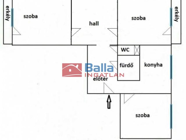 Eladó 70 m²-estársasházi lakás XV. Kerület (Újpalota) , Páskomliget utca: 65'000'000 Ft