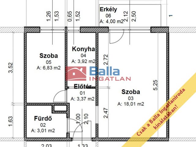 Eladó 37 m²-estársasházi lakás XVIII. Kerület (Havanna-lakótelep) , Havanna utca: 40'900'000 Ft
