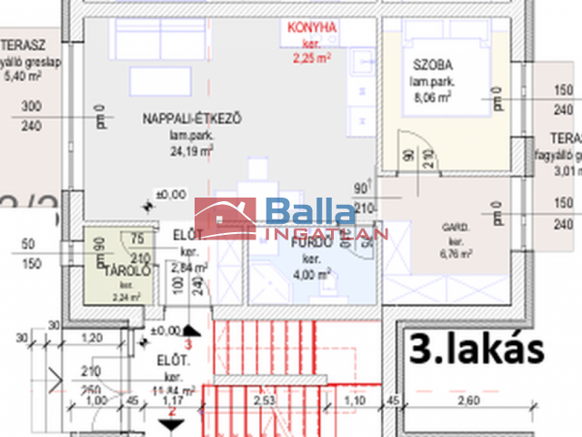 Eladó 50 m²-estársasházi lakás Hatvan, Géza fejedelem utca: 53'600'000 Ft