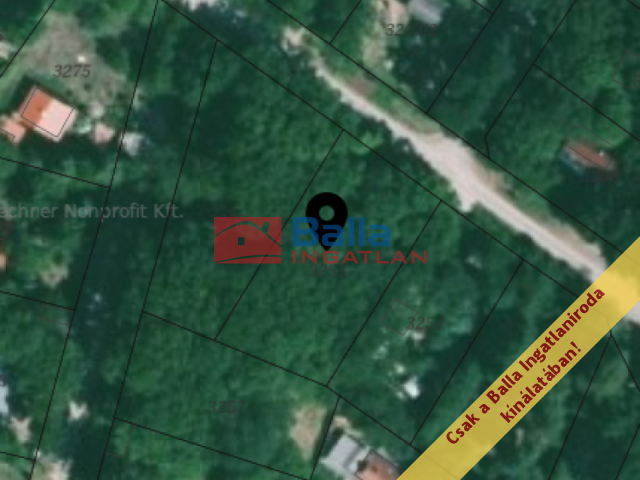 Eladó 979 m²-estelek Kismaros, Héja utca: 23'000'000 Ft